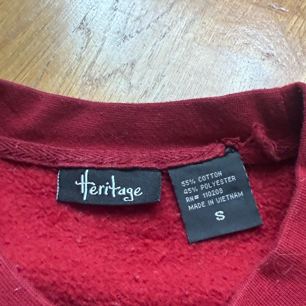 USC Trojan Basics Heritage Tackle Twill Fleece Sweatshirt - Picture 4 of 4